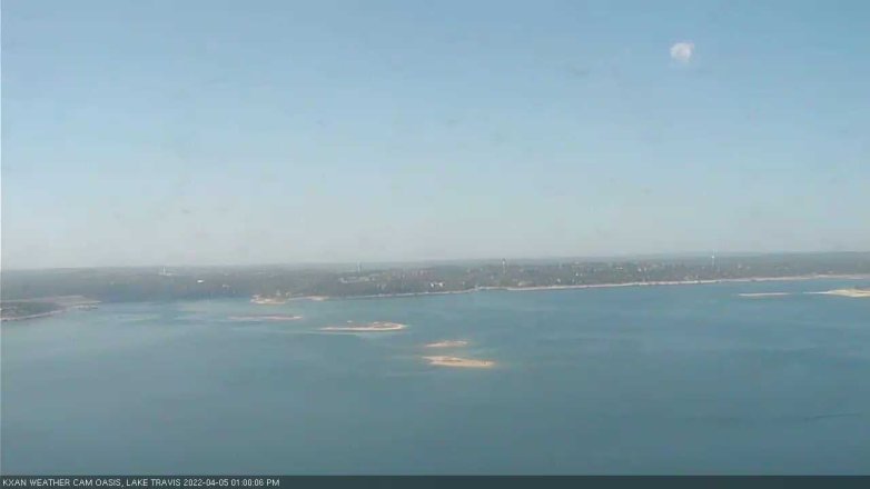 Lake Travis webcam, April 5, 2022 1:00 PM CT