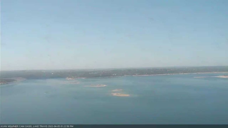 Lake Travis webcam, April 5, 2022 1:25 PM CT