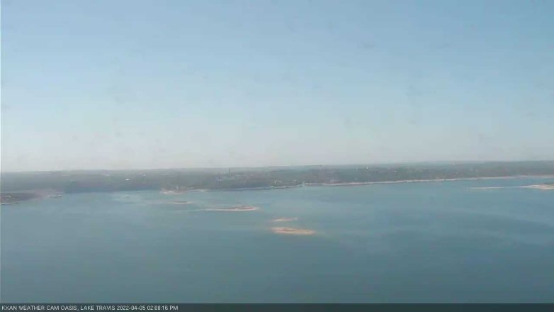 Lake Travis webcam, April 5, 2022 2:00 PM CT