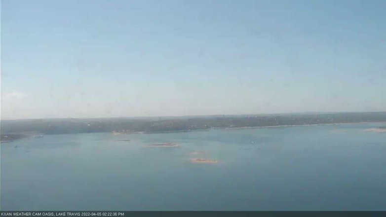 Lake Travis webcam, April 5, 2022 2:25 PM CT