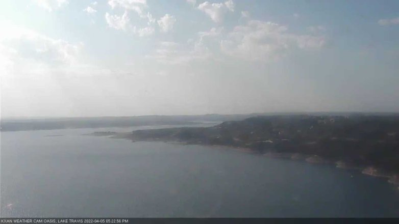 Lake Travis webcam, April 5, 2022 5:25 PM CT