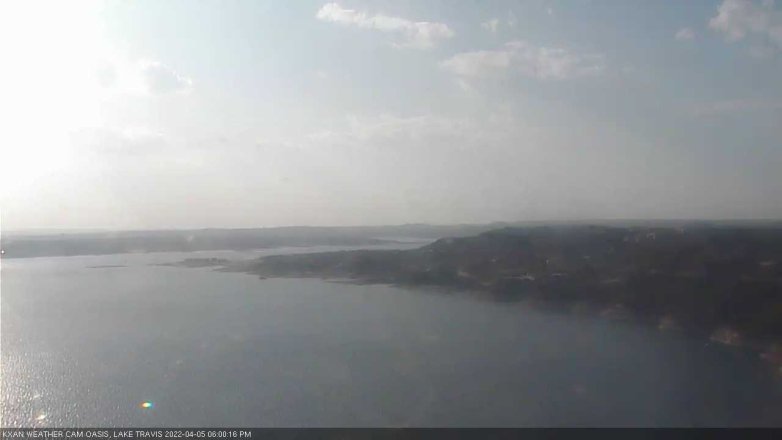 Lake Travis webcam, April 5, 2022 6:00 PM CT