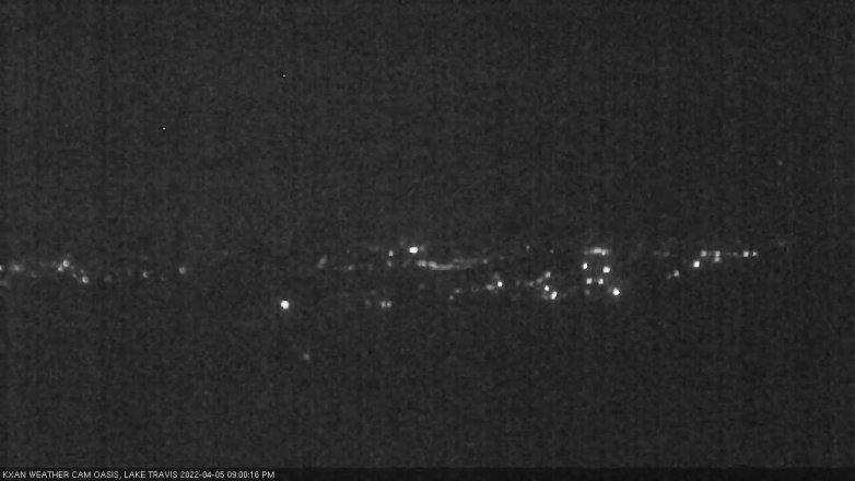Lake Travis webcam, April 5, 2022 9:00 PM CT