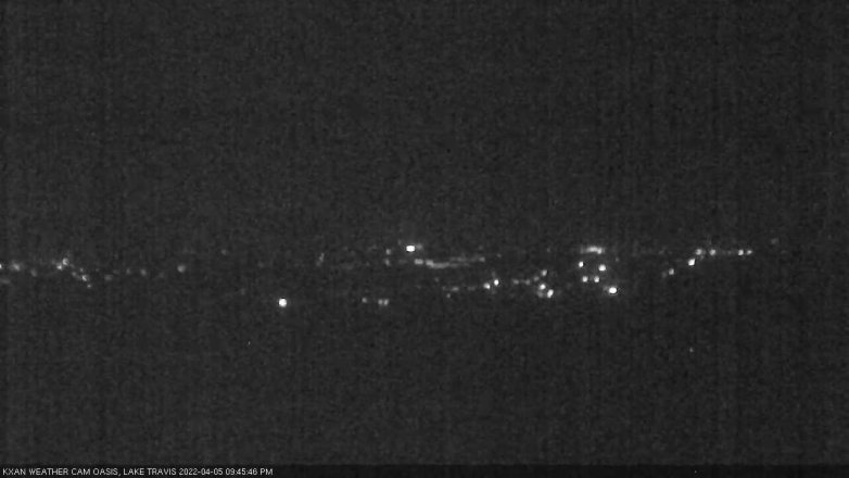 Lake Travis webcam, April 5, 2022 9:45 PM CT