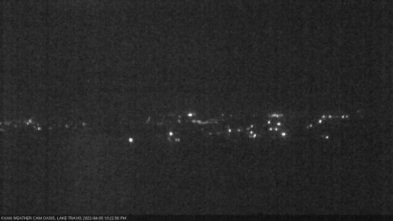Lake Travis webcam, April 5, 2022 10:25 PM CT