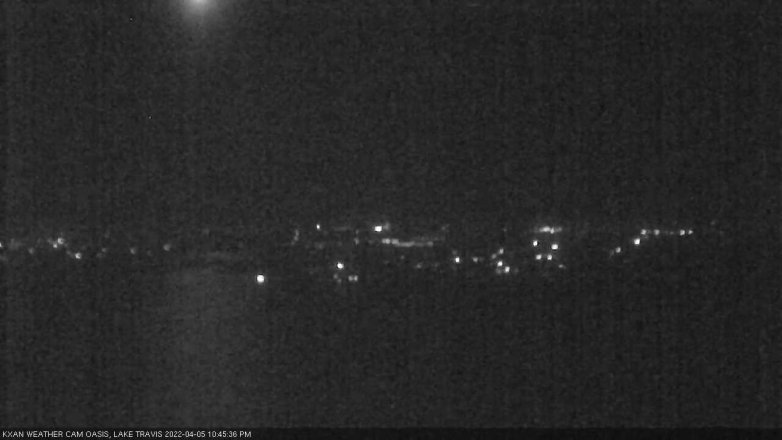 Lake Travis webcam, April 5, 2022 10:45 PM CT