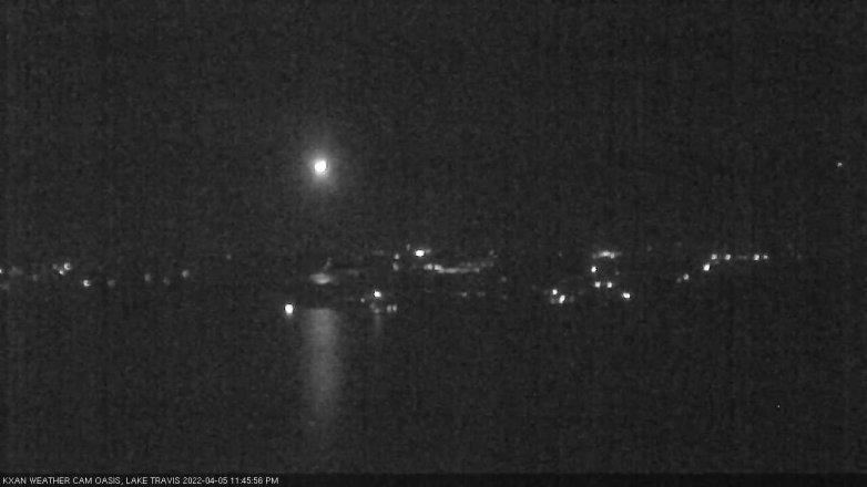 Lake Travis webcam, April 5, 2022 11:45 PM CT