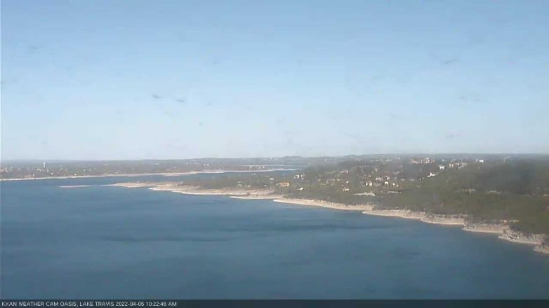 Lake Travis webcam, April 6, 2022 10:25 AM CT