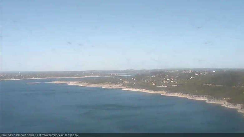Lake Travis webcam, April 6, 2022 11:00 AM CT