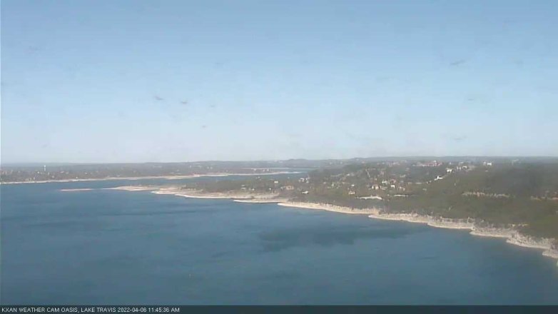 Lake Travis webcam, April 6, 2022 11:45 AM CT