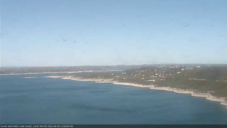 Lake Travis webcam, April 6, 2022 12:00 PM CT