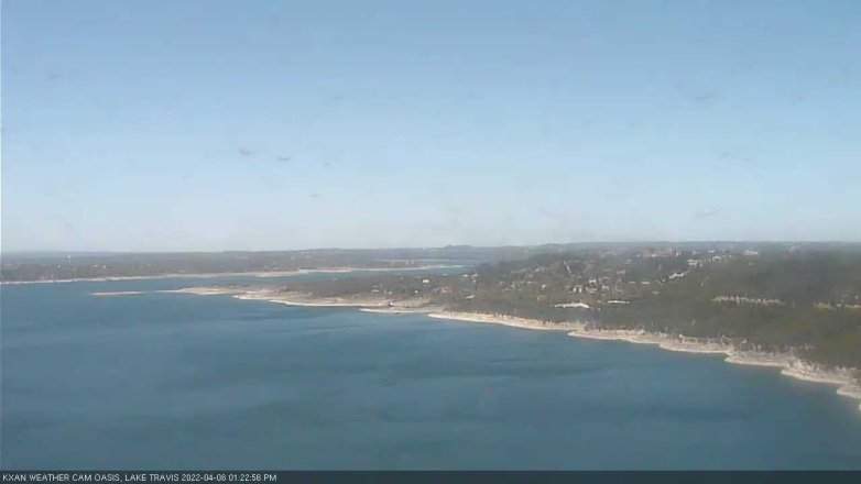 Lake Travis webcam, April 6, 2022 1:25 PM CT