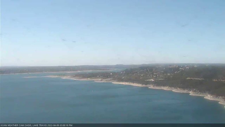 Lake Travis webcam, April 6, 2022 3:00 PM CT