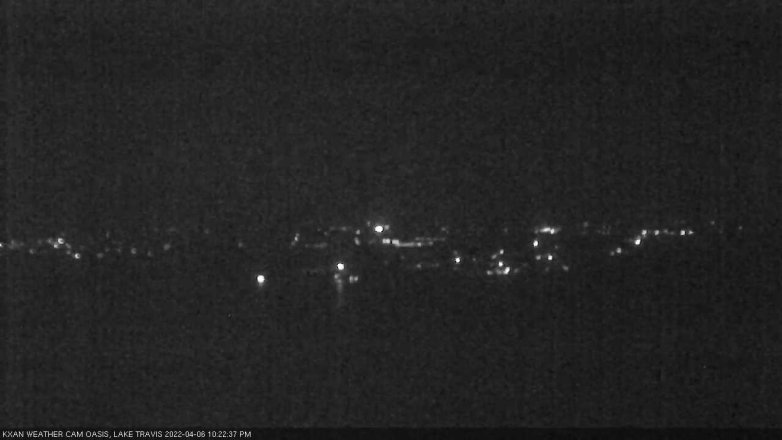 Lake Travis webcam, April 6, 2022 10:25 PM CT