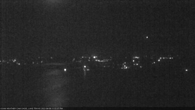 Lake Travis webcam, April 6, 2022 11:25 PM CT