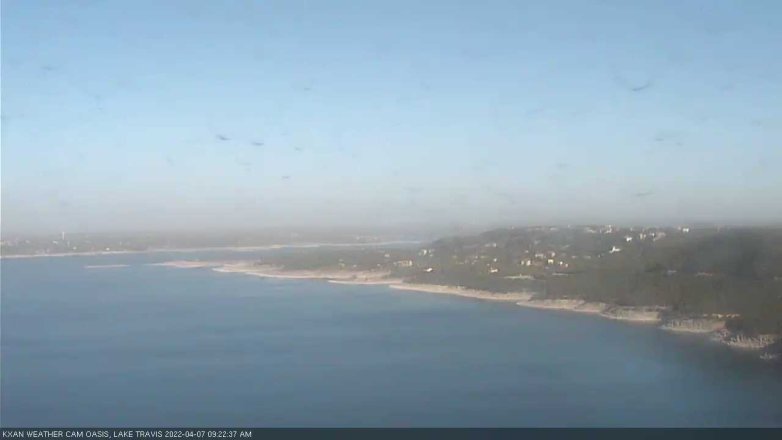 Lake Travis webcam, April 7, 2022 9:25 AM CT