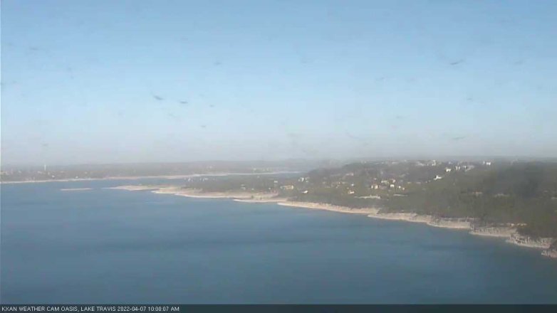 Lake Travis webcam, April 7, 2022 10:00 AM CT