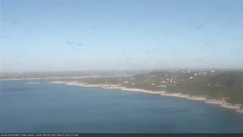 Lake Travis webcam, April 7, 2022 10:25 AM CT