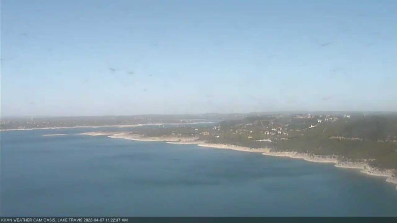 Lake Travis webcam, April 7, 2022 11:25 AM CT