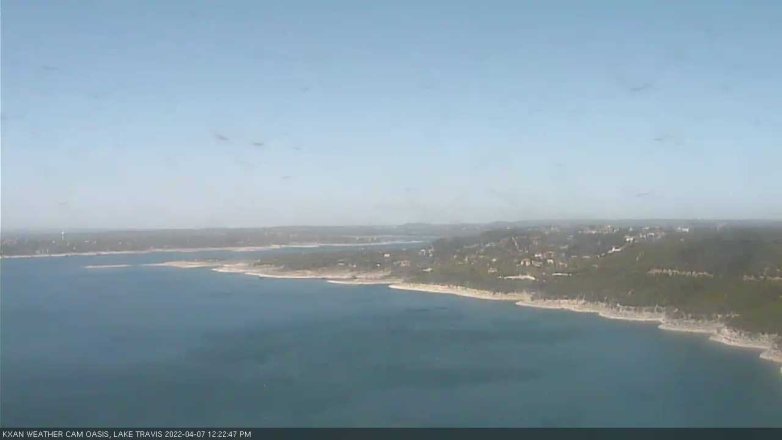 Lake Travis webcam, April 7, 2022 12:25 PM CT