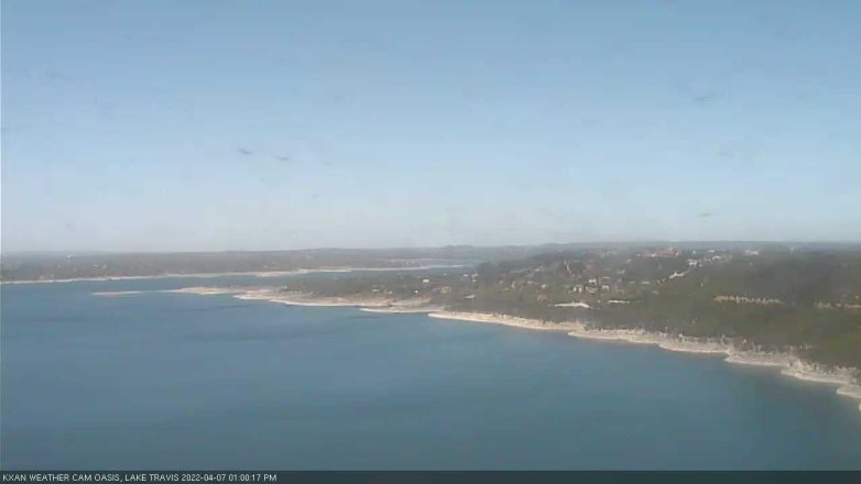 Lake Travis webcam, April 7, 2022 1:00 PM CT