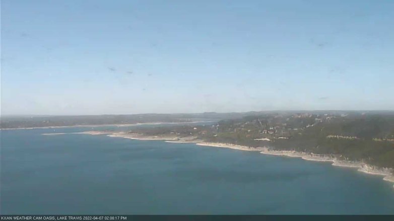 Lake Travis webcam, April 7, 2022 2:00 PM CT