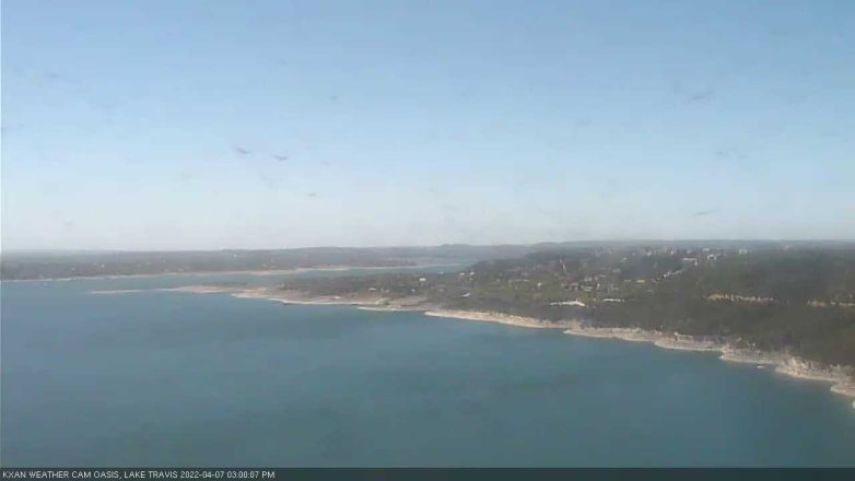 Lake Travis webcam, April 7, 2022 3:00 PM CT