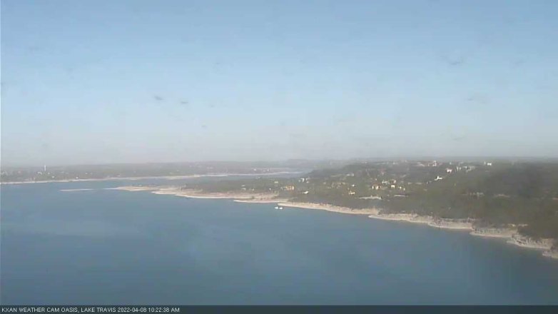 Lake Travis webcam, April 8, 2022 10:25 AM CT