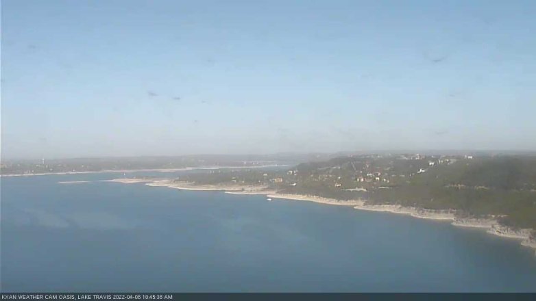 Lake Travis webcam, April 8, 2022 10:45 AM CT