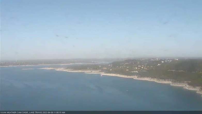 Lake Travis webcam, April 8, 2022 11:00 AM CT