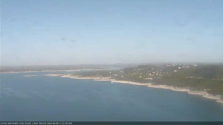 Lake Travis webcam, April 8, 2022 11:25 AM CT