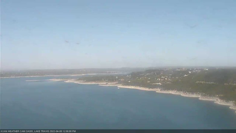Lake Travis webcam, April 8, 2022 12:00 PM CT