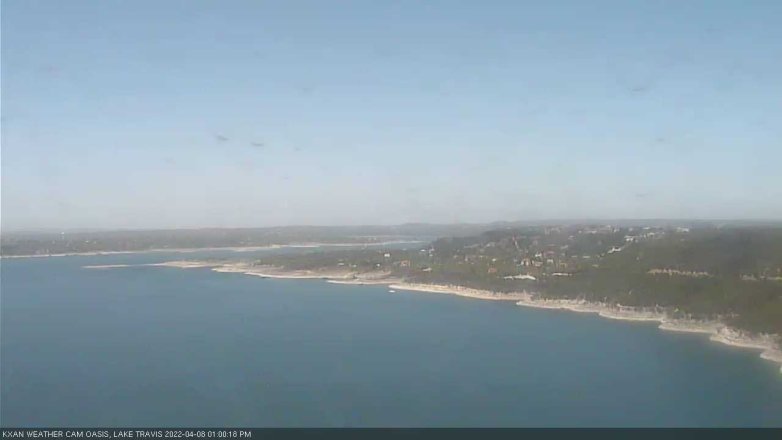 Lake Travis webcam, April 8, 2022 1:00 PM CT