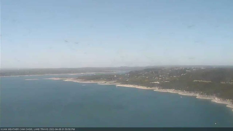 Lake Travis webcam, April 8, 2022 2:00 PM CT