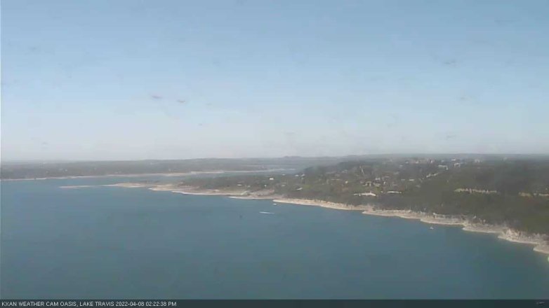 Lake Travis webcam, April 8, 2022 2:25 PM CT