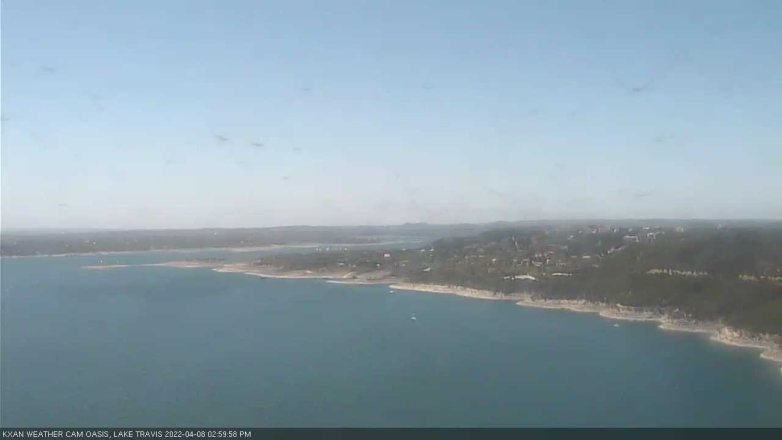 Lake Travis webcam, April 8, 2022 3:00 PM CT