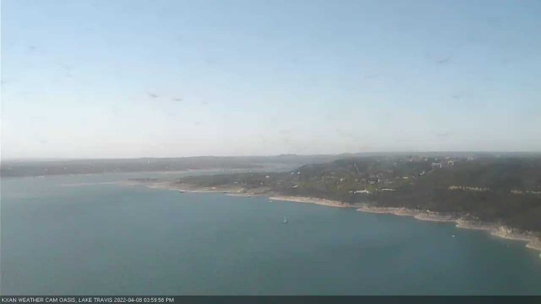 Lake Travis webcam, April 8, 2022 4:00 PM CT