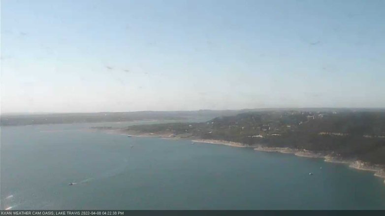 Lake Travis webcam, April 8, 2022 4:25 PM CT