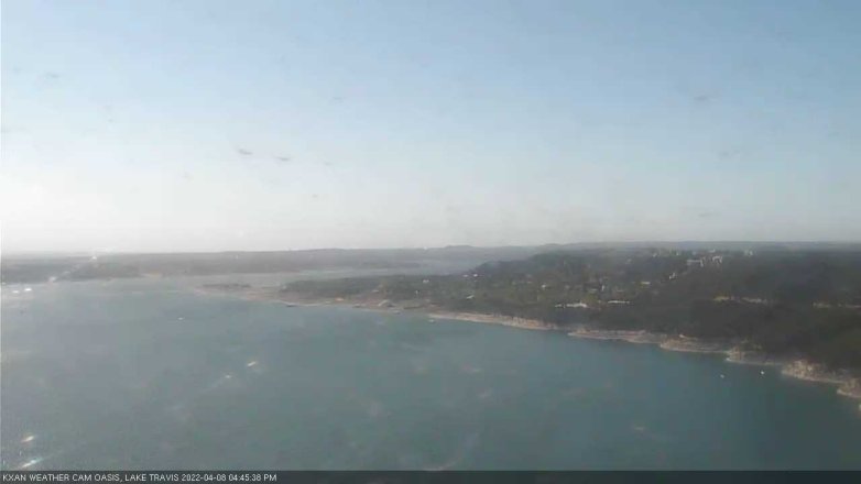 Lake Travis webcam, April 8, 2022 4:45 PM CT