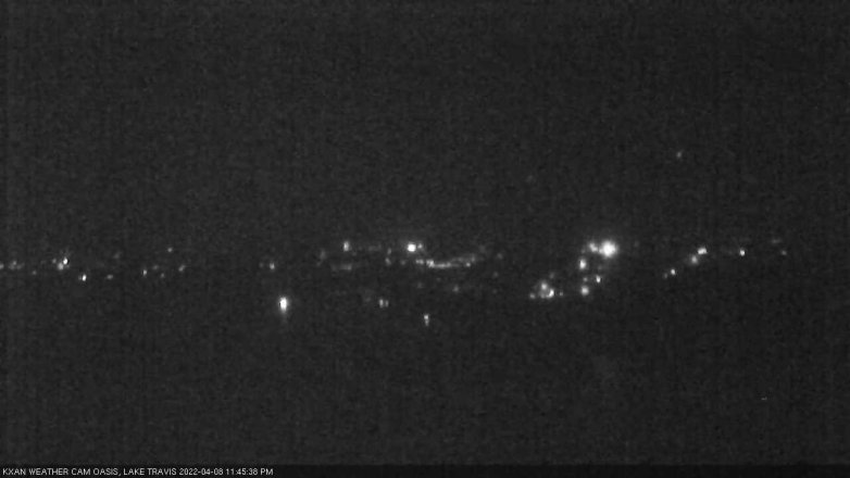 Lake Travis webcam, April 8, 2022 11:45 PM CT