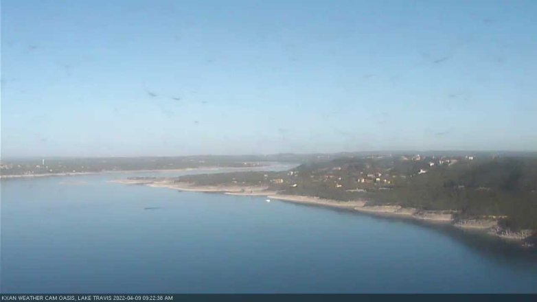 Lake Travis webcam, April 9, 2022 9:25 AM CT