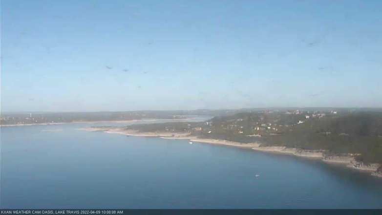 Lake Travis webcam, April 9, 2022 10:00 AM CT
