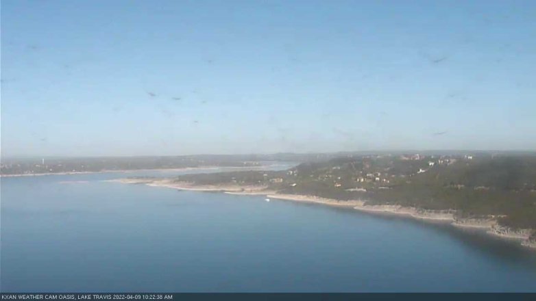 Lake Travis webcam, April 9, 2022 10:25 AM CT