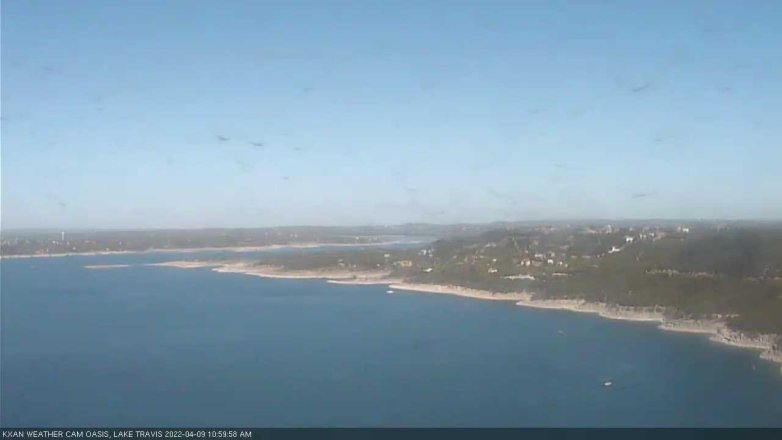 Lake Travis webcam, April 9, 2022 11:00 AM CT