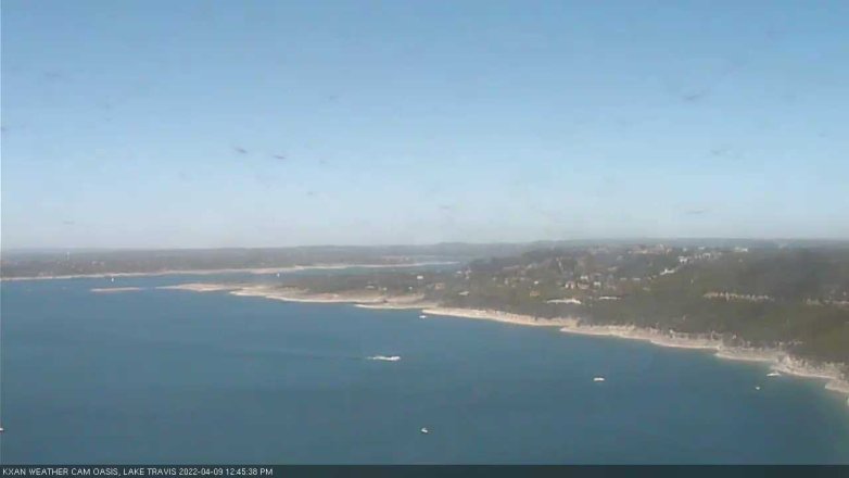 Lake Travis webcam, April 9, 2022 12:45 PM CT