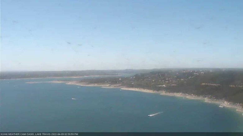 Lake Travis webcam, April 9, 2022 3:00 PM CT