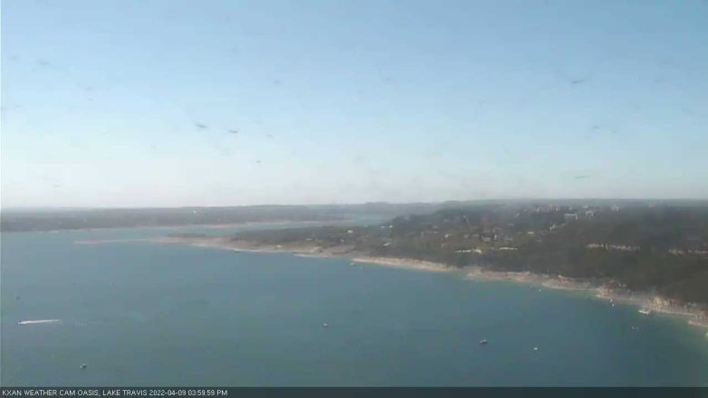 Lake Travis webcam, April 9, 2022 4:00 PM CT