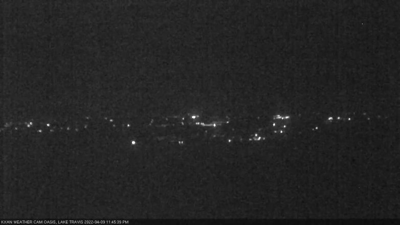 Lake Travis webcam, April 9, 2022 11:45 PM CT