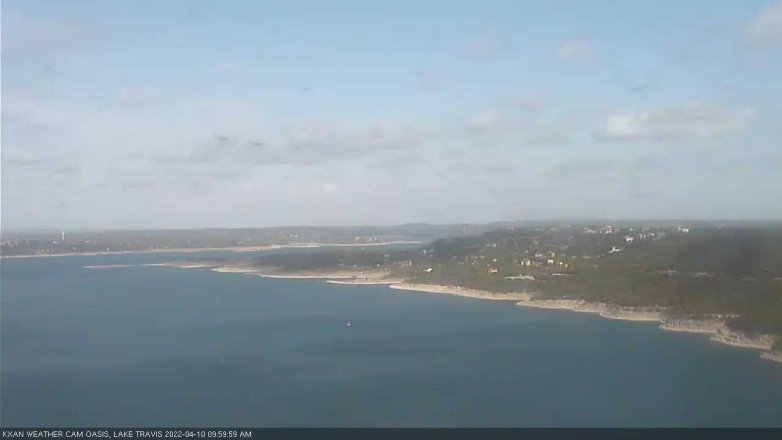 Lake Travis webcam, April 10, 2022 10:00 AM CT