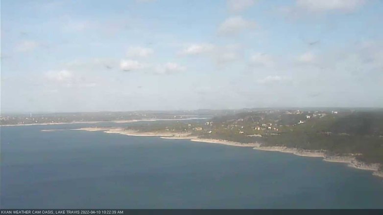 Lake Travis webcam, April 10, 2022 10:25 AM CT
